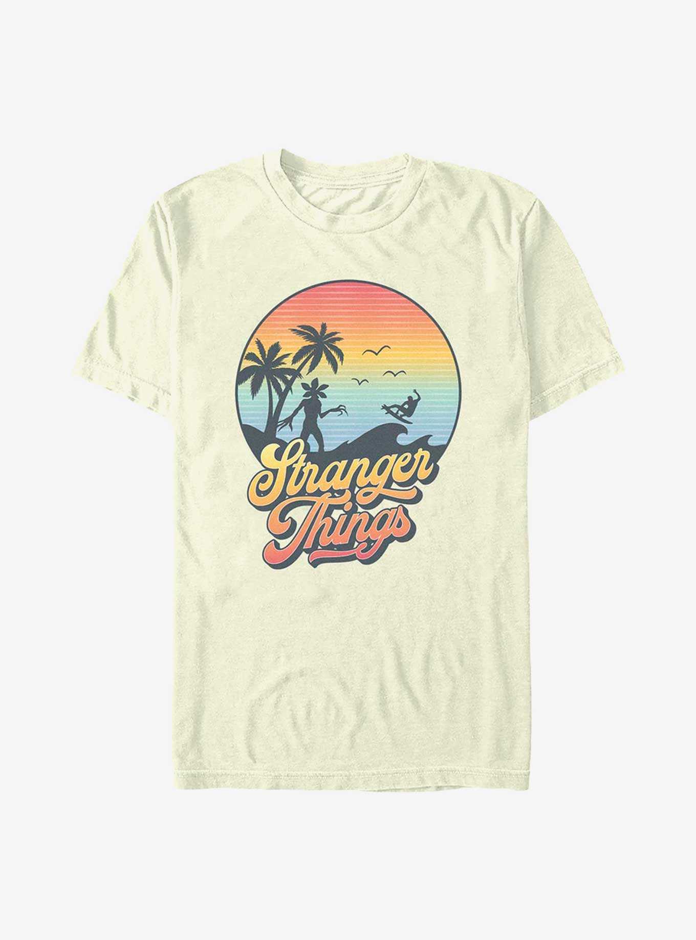 Stranger Things Retro Sun Demogorgon T-Shirt, , hi-res
