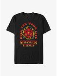 Stranger Things Fire And Dice T-Shirt, BLACK, hi-res