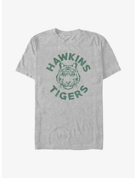 Stranger Things Hawkins Tigers Logo T-Shirt, ATH HTR, hi-res