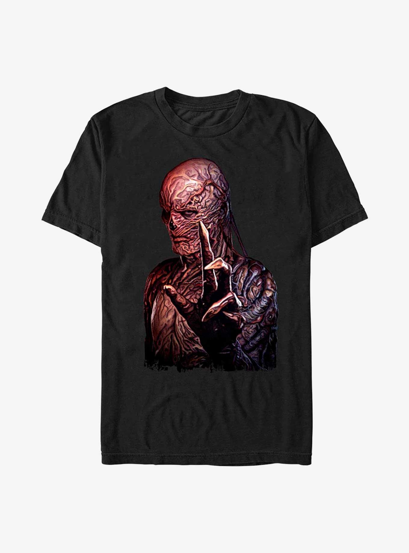 Stranger Things Shadowy Vecna Portrait T-Shirt, BLACK, hi-res
