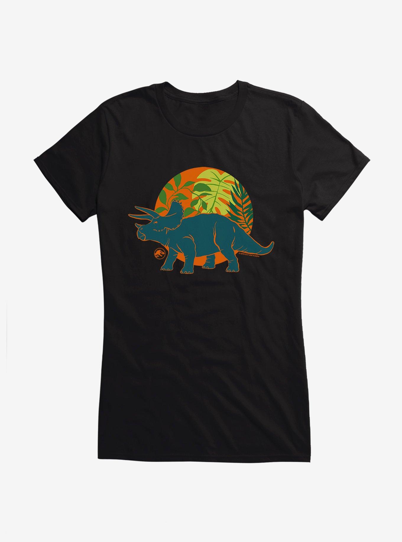 Jurassic World Triceratops Sunset Habitat Girls T-Shirt