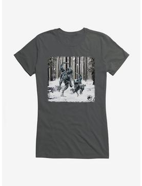 Jurassic World Dominion Forest Hunt Girls T-Shirt, CHARCOAL, hi-res