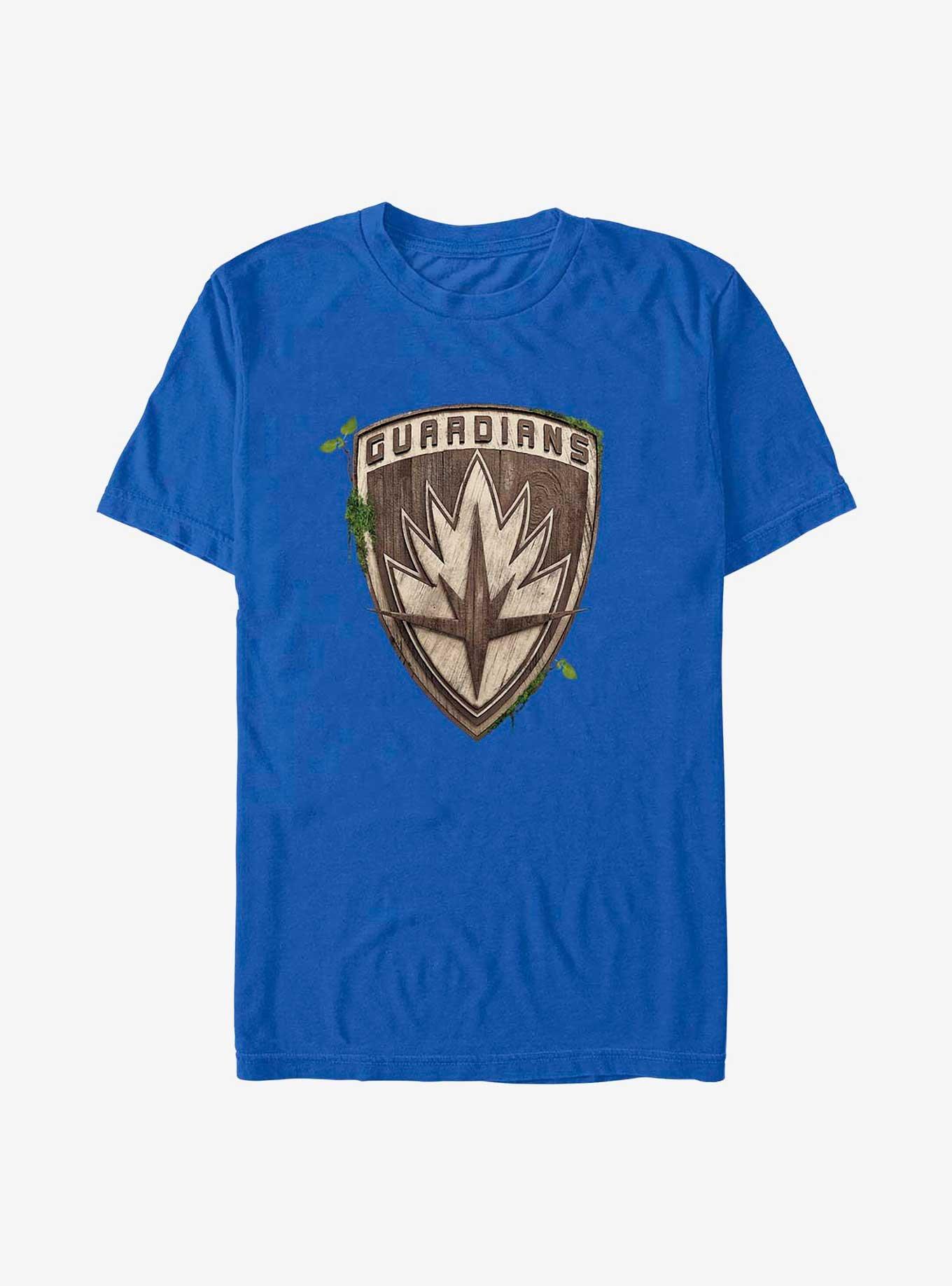 Marvel I Am Groot Guardians Badge T-Shirt, ROYAL, hi-res
