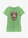 Marvel I Am Groot Guardians Badge Youth Girls T-Shirt, GRN APPLE, hi-res