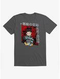 Fire Force Shinra Chibi T-Shirt, HEATHER GREY, hi-res