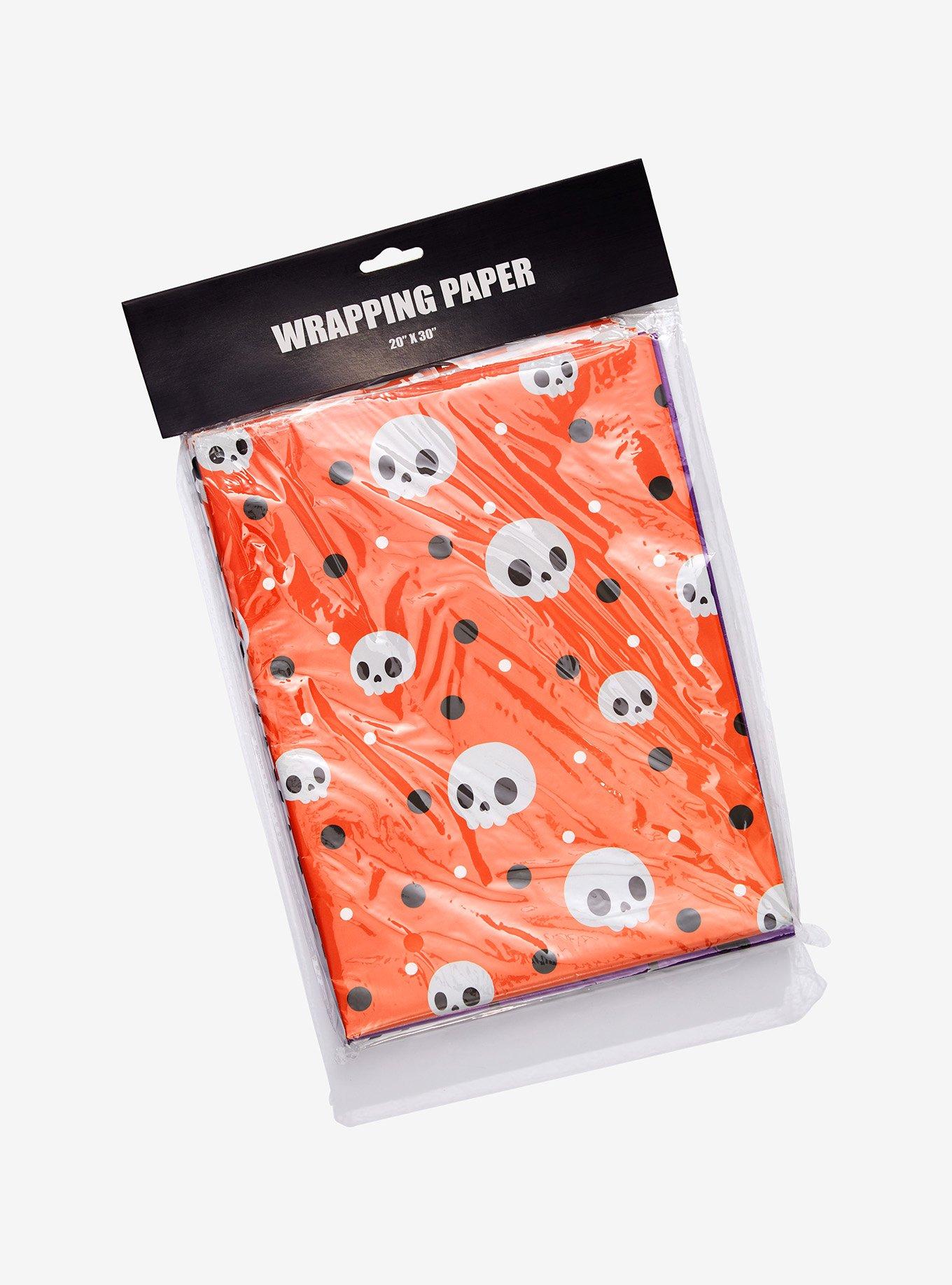 Skulls & Bones Wrapping Paper, , hi-res