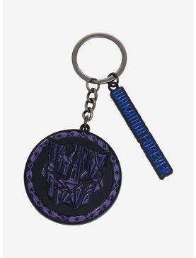 Marvel Black Panther Wakanda Forever Charm Keychain - BoxLunch Exclusive, , hi-res
