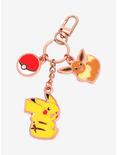 Loungefly Pokémon Pikachu and Eevee Multi-Charm Keychain - BoxLunch Exclusive, , hi-res