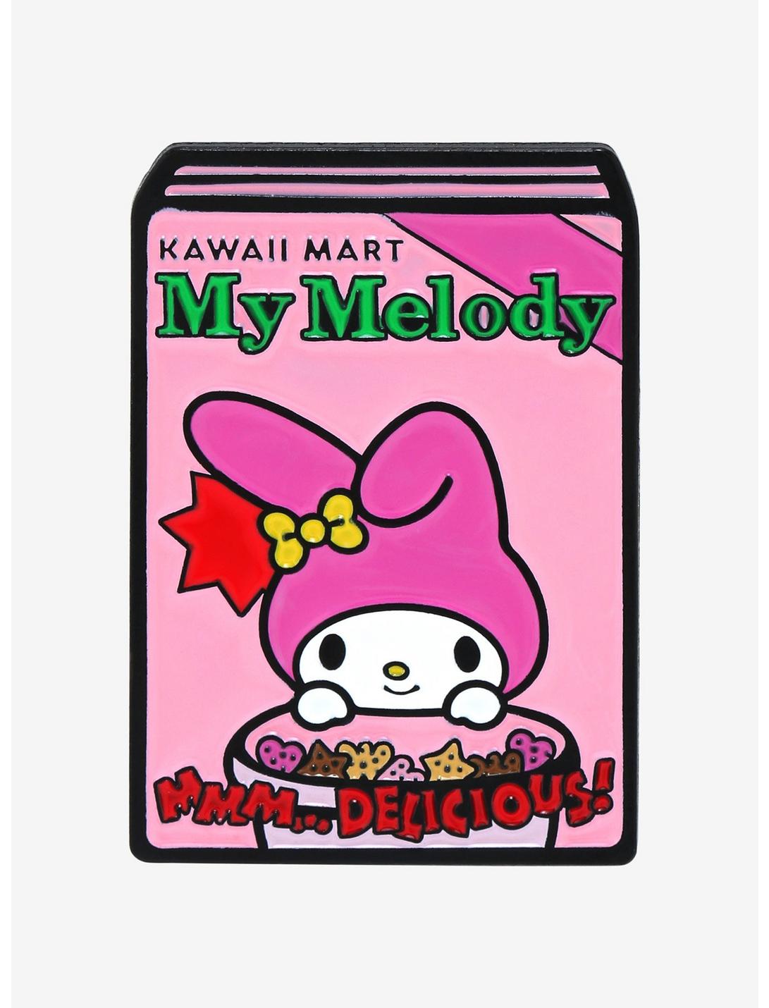 Sanrio Kawaii Mart My Melody Cereal Box Enamel Pin - BoxLunch Exclusive, , hi-res