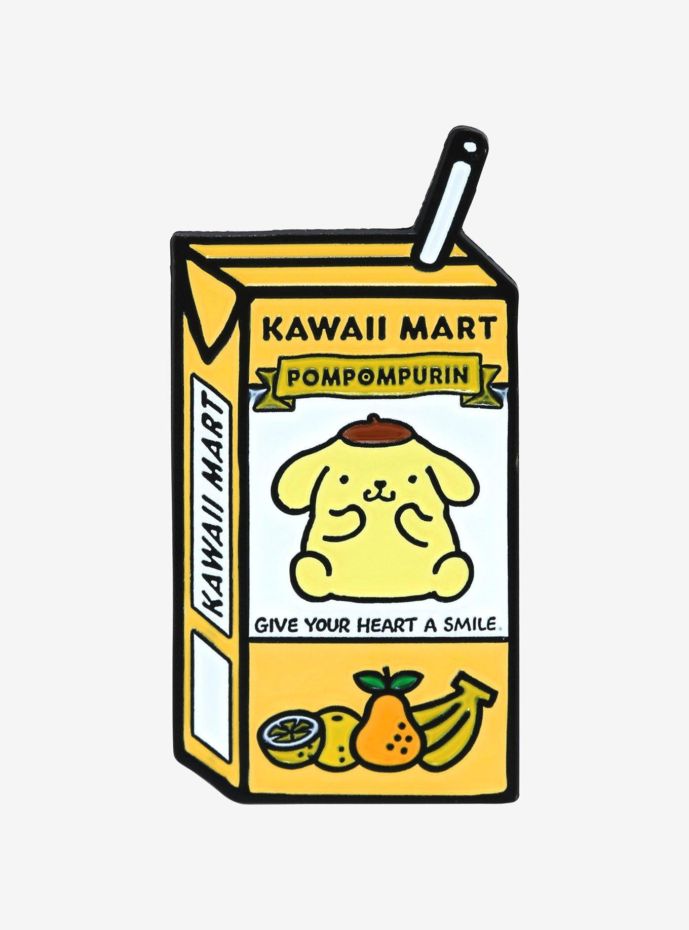 Sanrio Pompompurin Juice Box Enamel Pin BoxLunch Exclusive BoxLunch