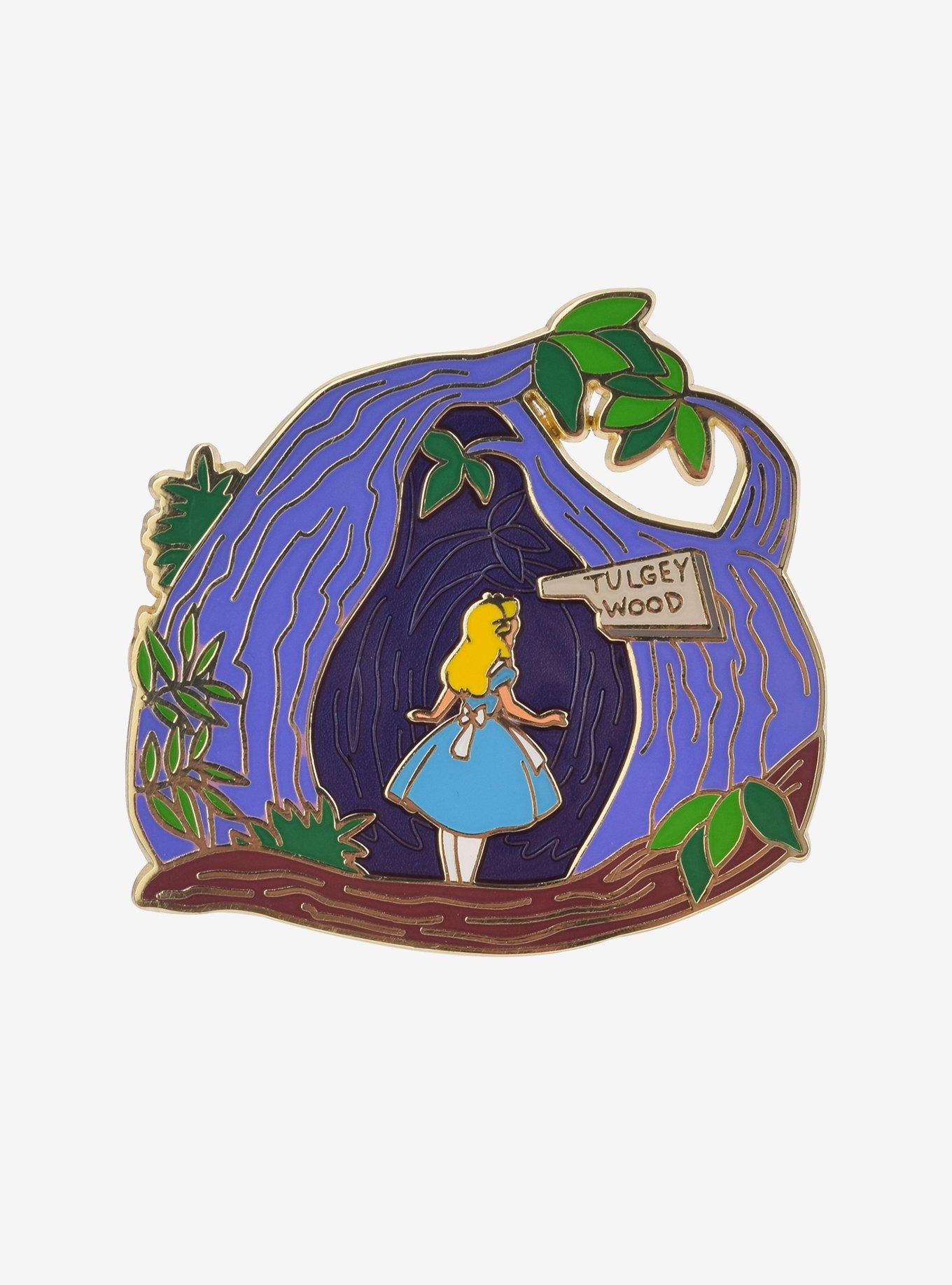 Alice in wonderland tulgey wood discount fantasy pins