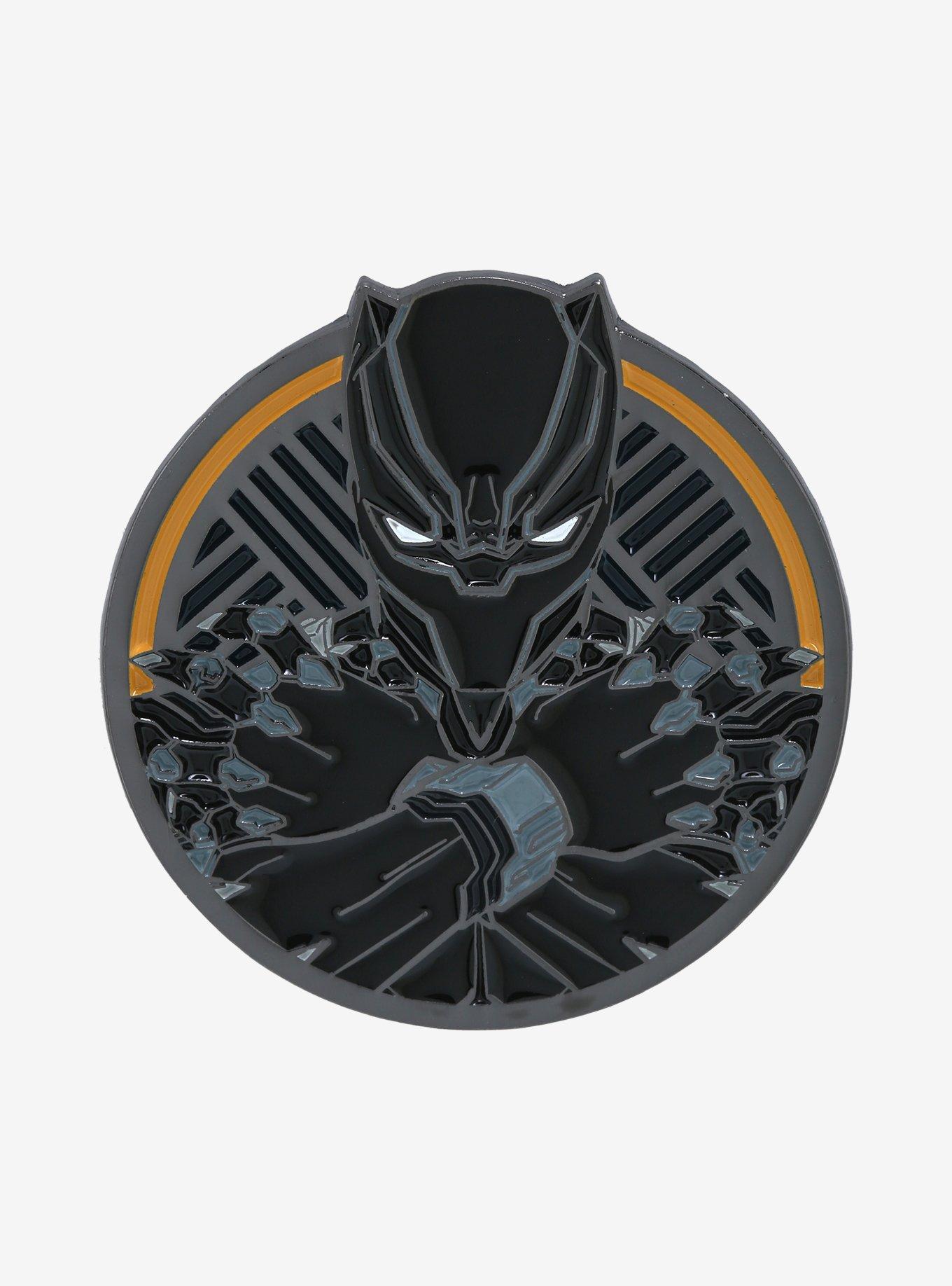 Marvel Black Panther T'Challa Enamel Pin - BoxLunch Exclusive, , hi-res
