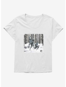 Jurassic World Dominion Forest Hunt Girls T-Shirt Plus Size, WHITE, hi-res
