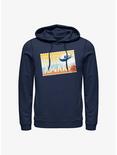 Marvel Thor: Love And Thunder Greetings From New Asgard Postcard Hoodie, NAVY, hi-res