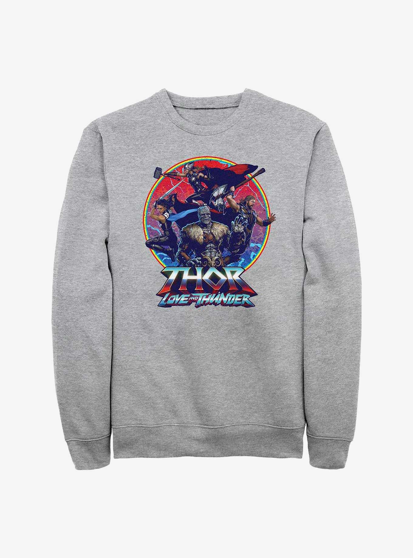 Marvel Thor: Love And Thunder Group Emblem Sweatshirt, , hi-res