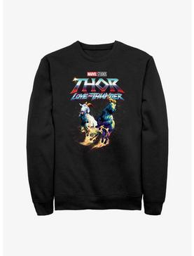 Marvel Thor: Love And Thunder Rainbow Goats Sweatshirt, , hi-res