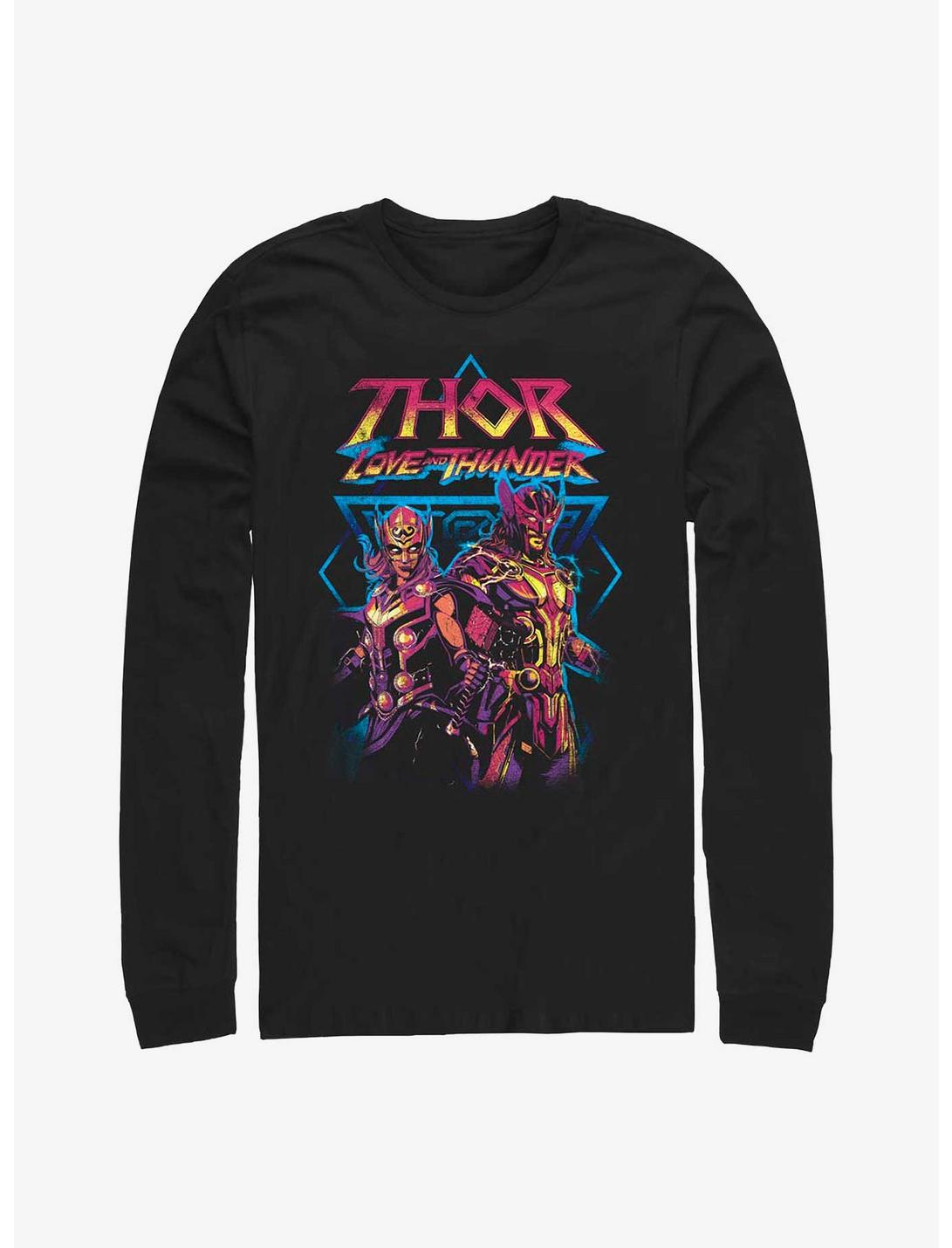 Marvel Thor: Love And Thunder Grunge Duo Long Sleeve T-Shirt, BLACK, hi-res
