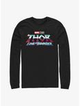 Marvel Thor: Love And Thunder Logo Long Sleeve T-Shirt, BLACK, hi-res