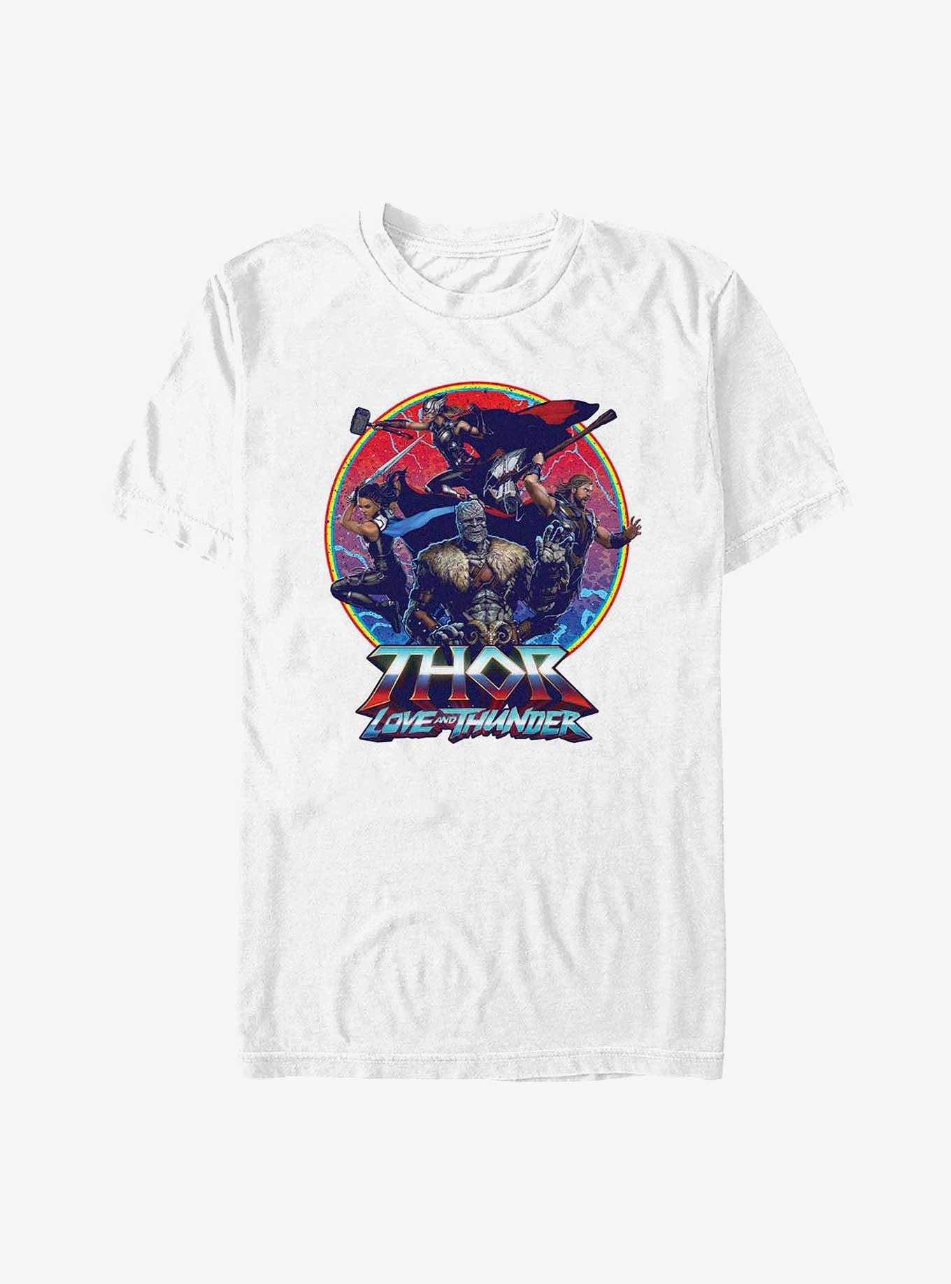 Marvel Thor: Love And Thunder Group Emblem T-Shirt, , hi-res
