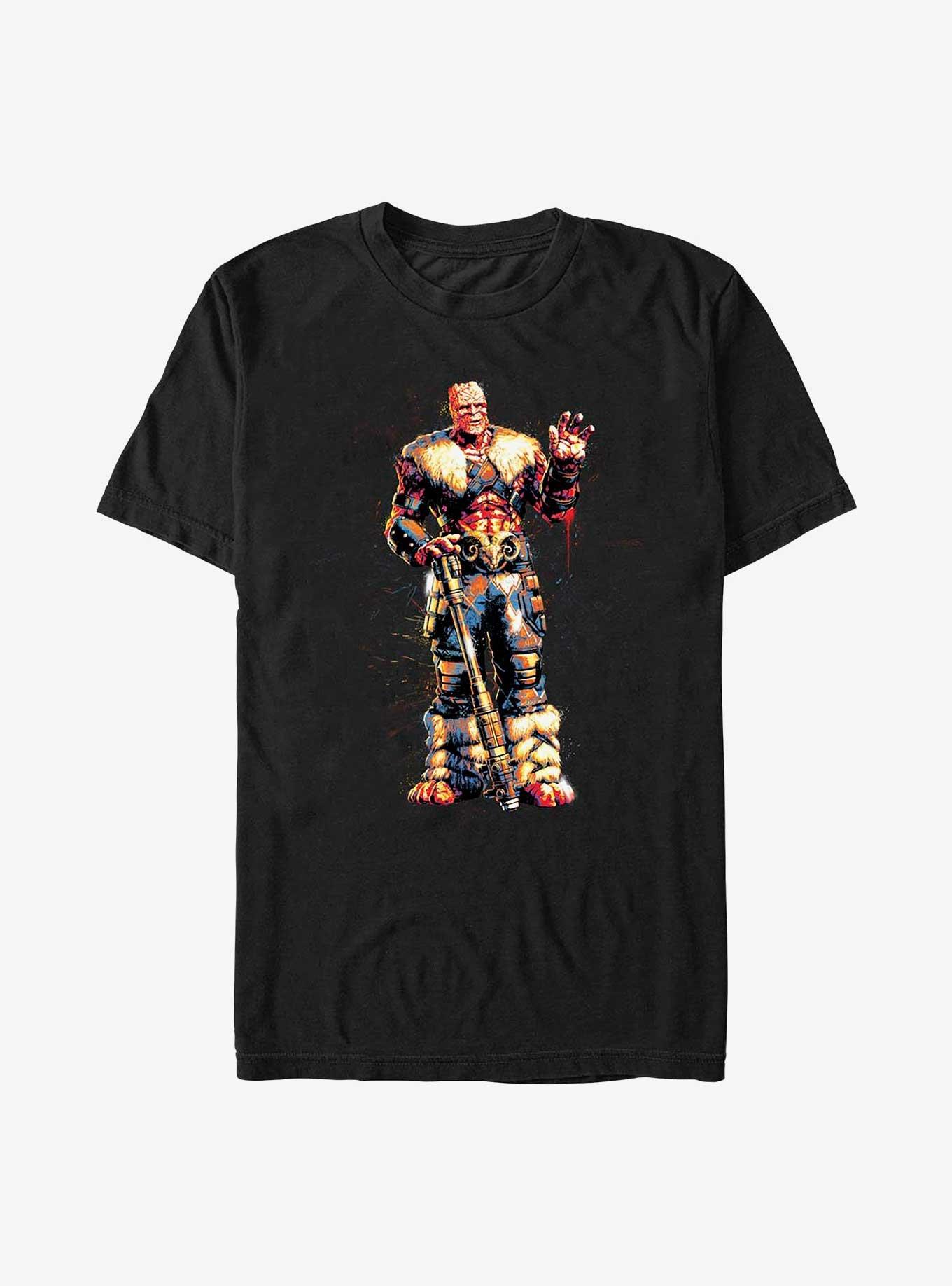 Marvel Thor: Love And Thunder Korg Paint T-Shirt, BLACK, hi-res