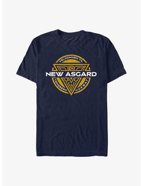 Marvel Thor: Love And Thunder Velkomnen Til New Asgard Badge T-Shirt, NAVY, hi-res