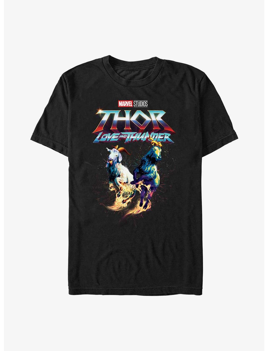 Marvel Thor: Love And Thunder Rainbow Goats T-Shirt, BLACK, hi-res