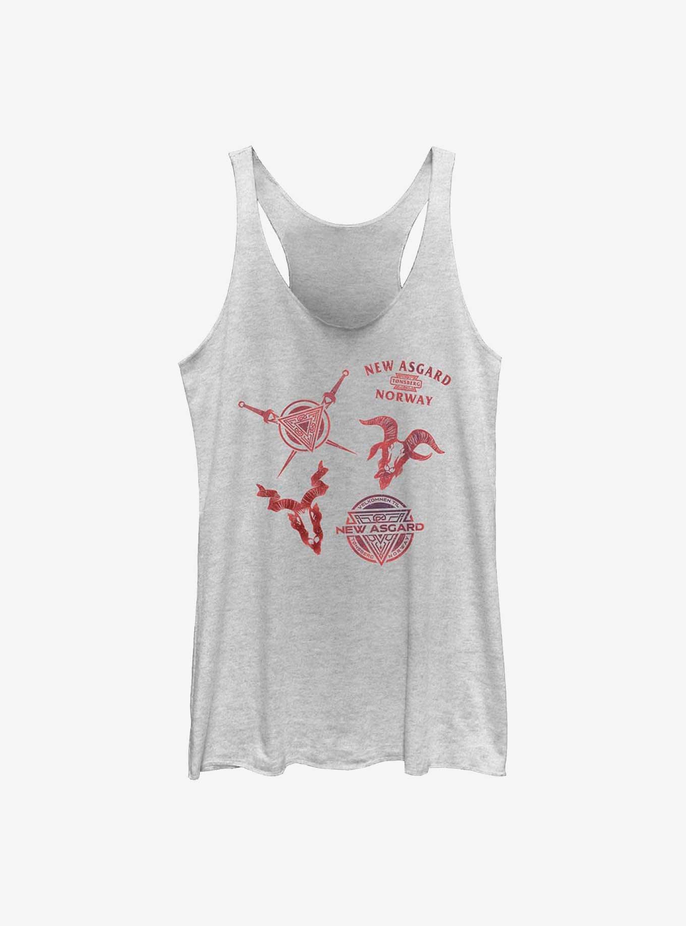 Marvel Thor: Love And Thunder New Asgard Symbols Womens Tank Top, , hi-res