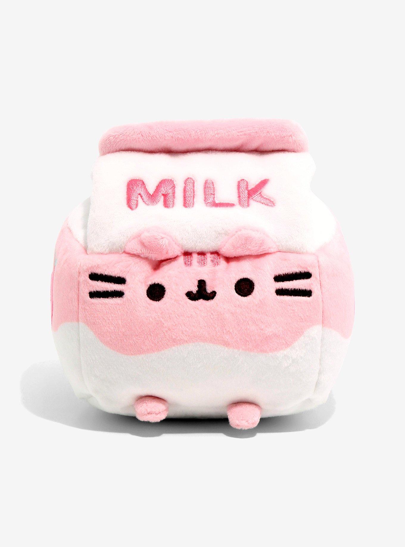 Pusheen Strawberry Milk 6 Inch Plush , , hi-res
