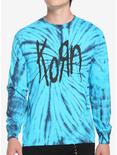 Korn Blue Tie-Dye Long-Sleeve T-Shirt, MULTI, hi-res
