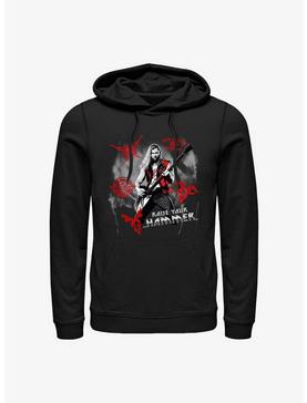 Marvel Thor: Love And Thunder Rock God Raise Your Hammer Hoodie, , hi-res