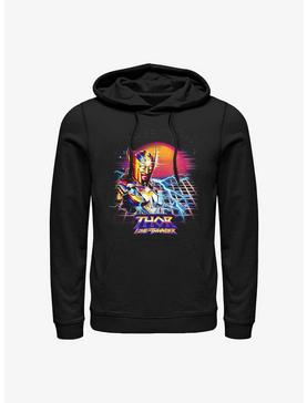 Marvel Thor: Love And Thunder Synthwave Sunset Hoodie, , hi-res