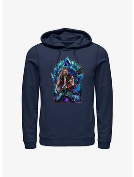 Marvel Thor: Love And Thunder Stained Glass Rocker Hoodie, , hi-res