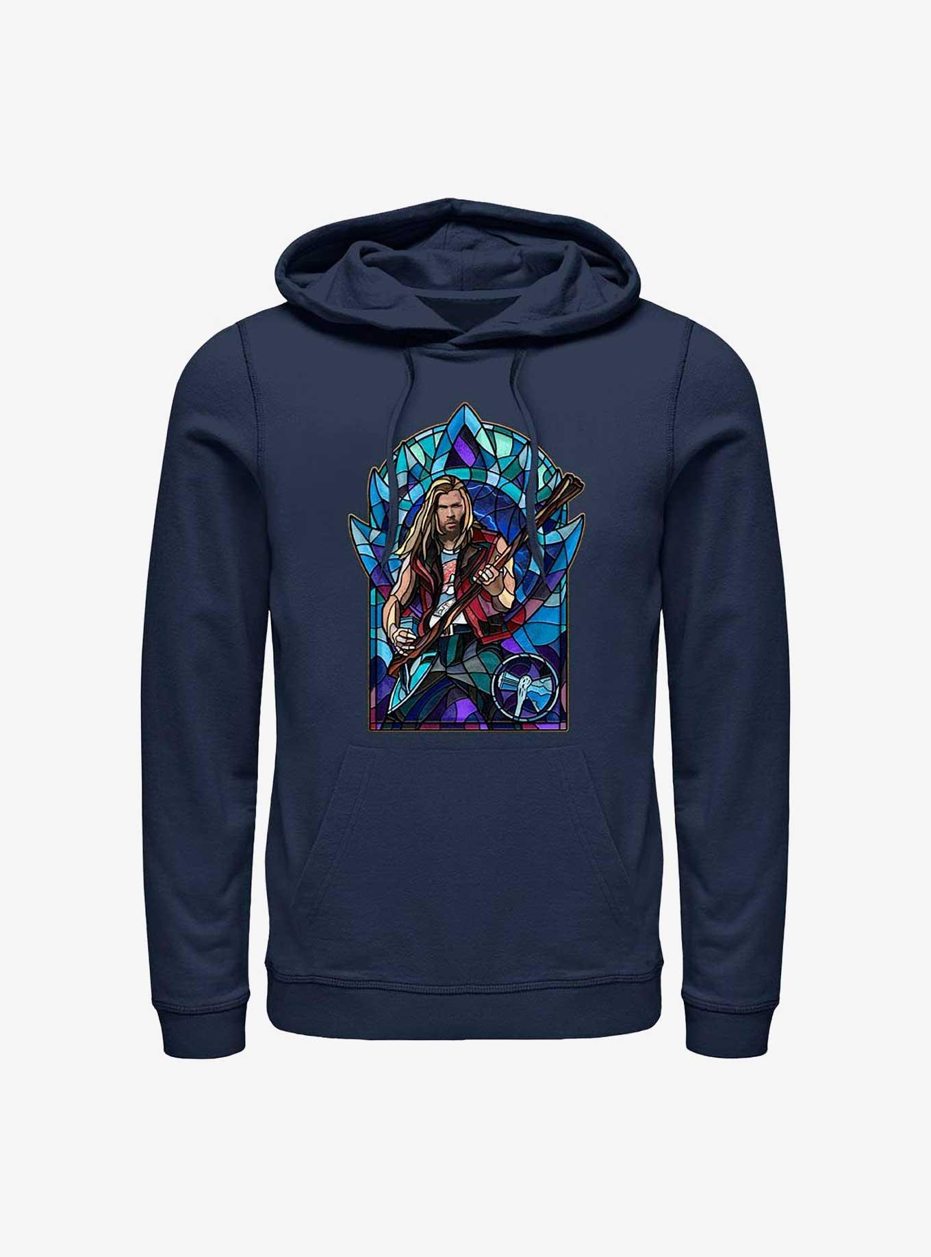 Marvel Thor: Love And Thunder Stained Glass Rocker Hoodie, , hi-res