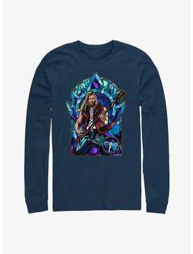 Marvel Thor: Love And Thunder Stained Glass Rocker Long Sleeve T-Shirt, , hi-res