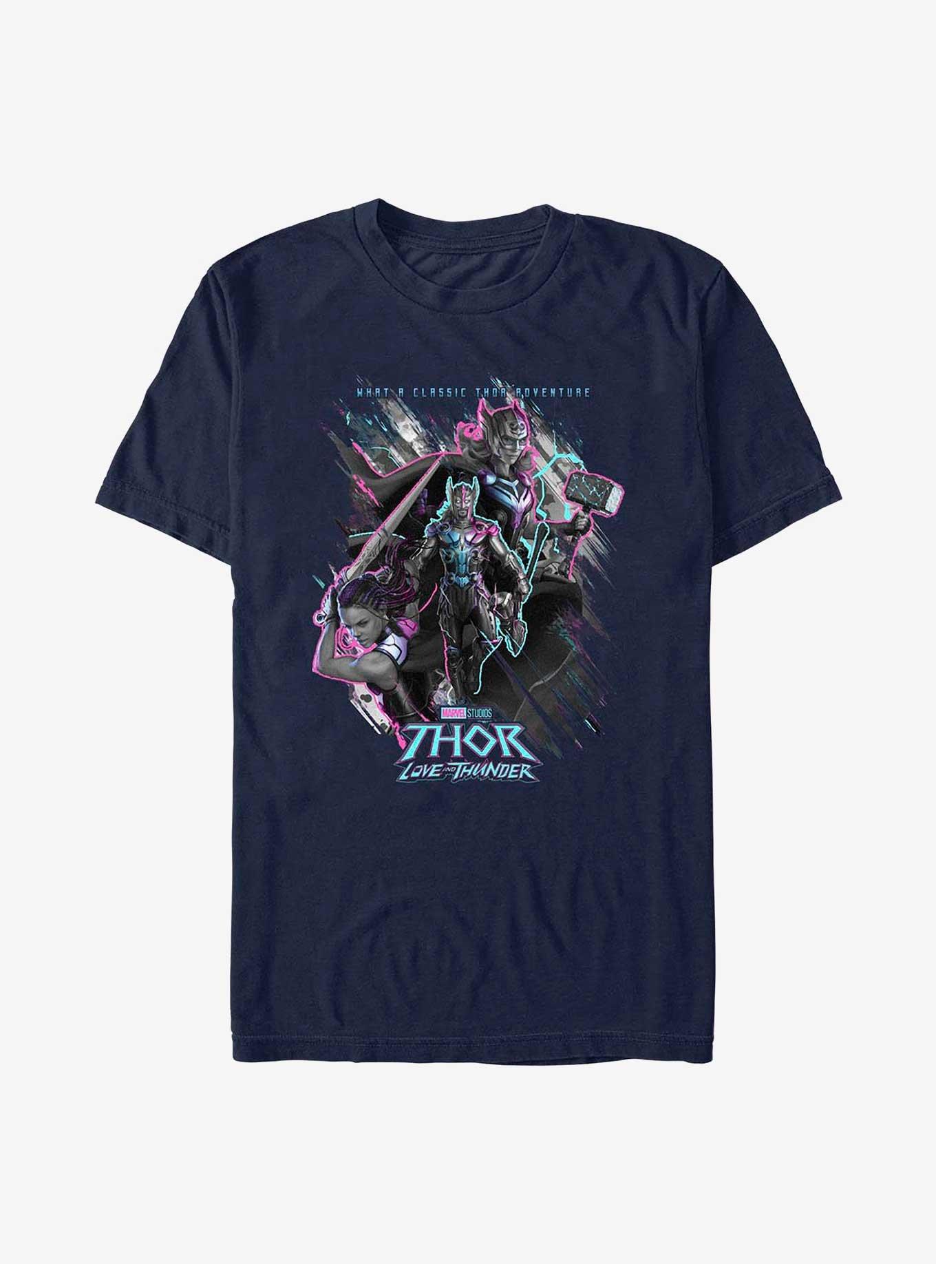 Marvel Thor: Love And Thunder Classic Adventure T-Shirt, NAVY, hi-res