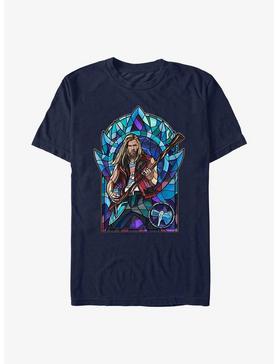 Marvel Thor: Love And Thunder Stained Glass Rocker T-Shirt, NAVY, hi-res