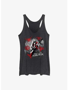 Marvel Thor: Love And Thunder Rock God Raise Your Hammer Womens Tank Top, , hi-res