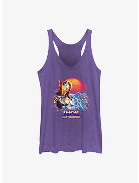 Marvel Thor: Love And Thunder Synthwave Sunset Womens Tank Top, , hi-res
