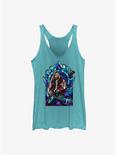 Marvel Thor: Love And Thunder Stained Glass Rocker Womens Tank Top, TAHI BLUE, hi-res