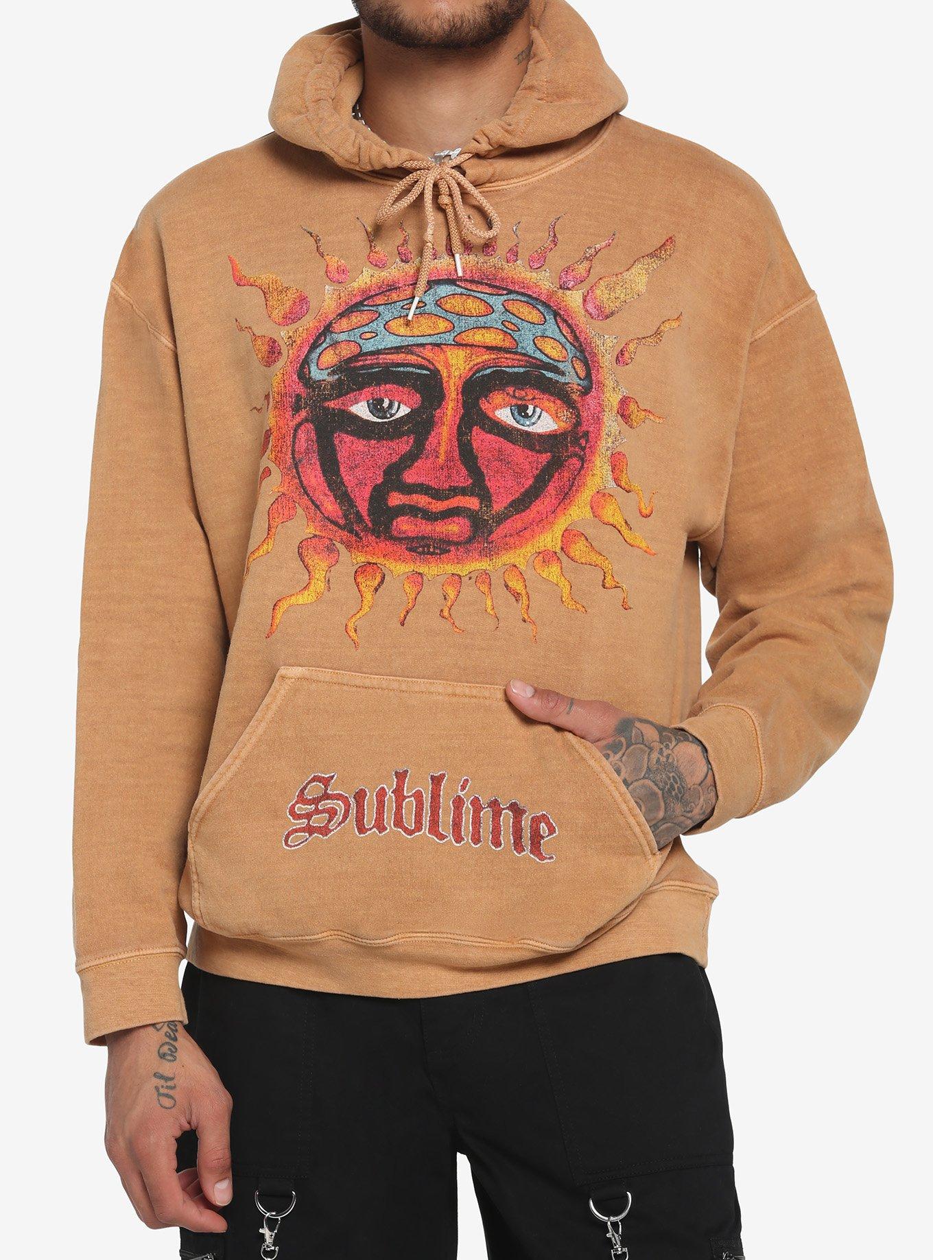 Sublime sun discount bleached hoodie sweatshirt