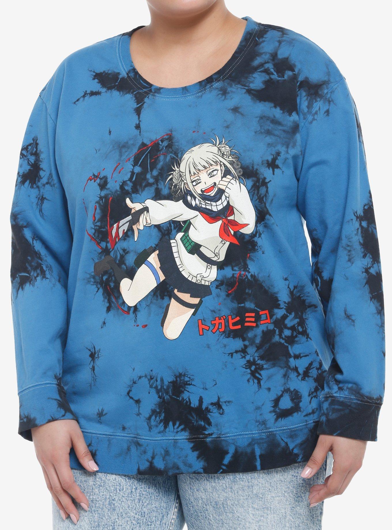 My Hero Academia Himiko Toga Tie-Dye Girls Sweatshirt Plus Size, MULTI, hi-res