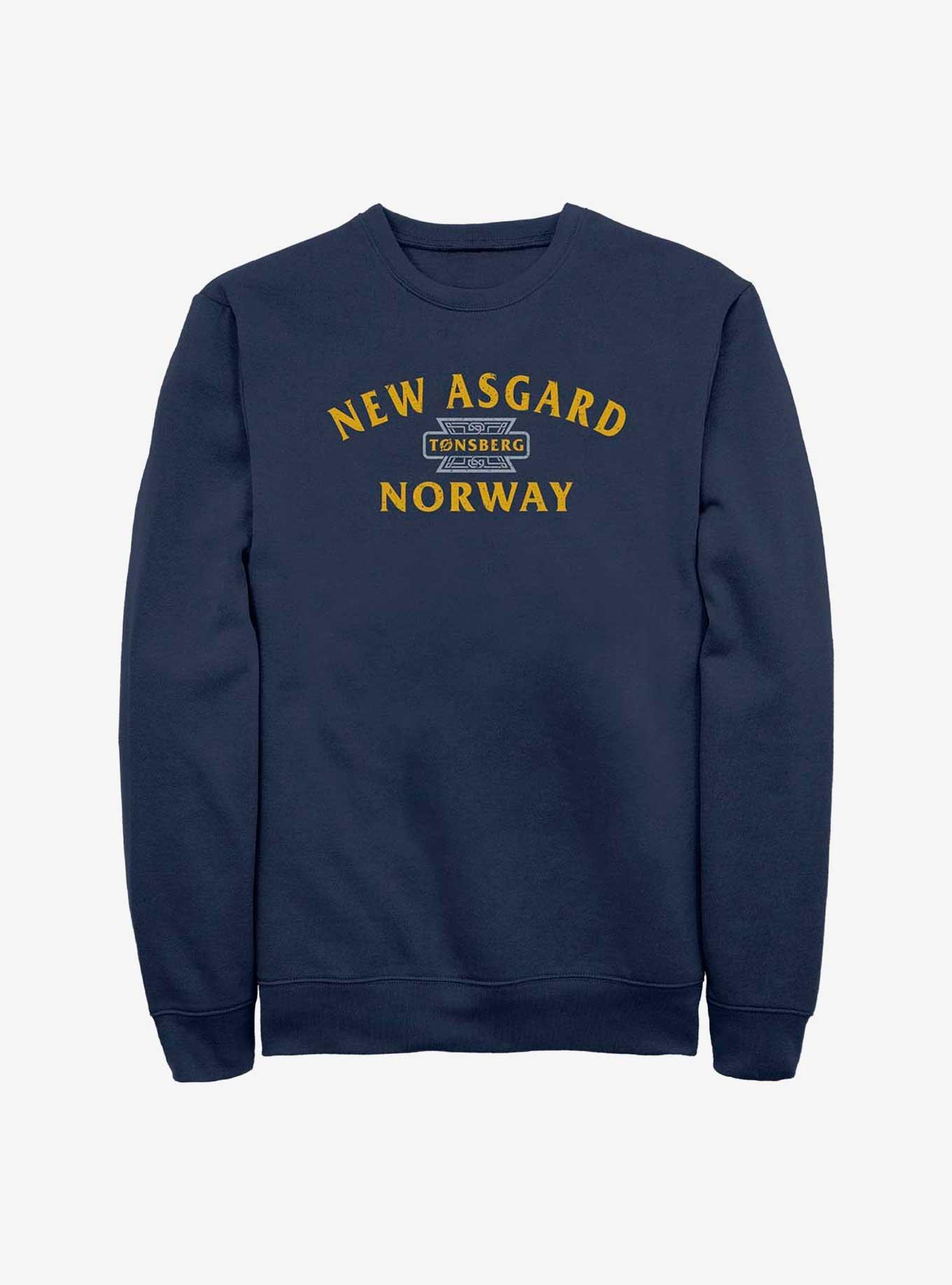 Marvel Thor: Love And Thunder New Asgard Sweatshirt, NAVY, hi-res