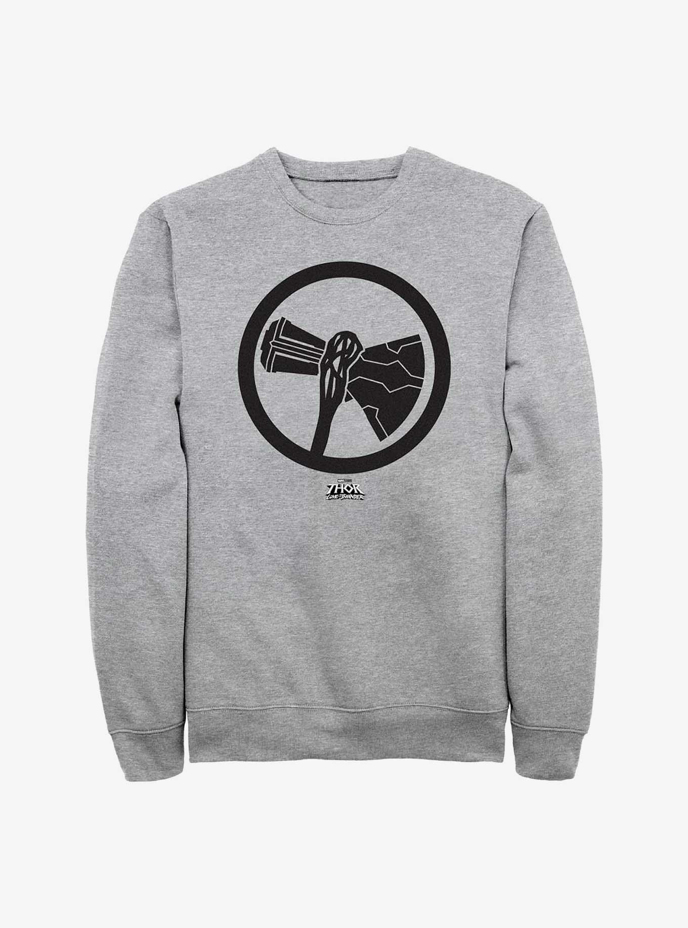 Marvel Thor: Love And Thunder Stormbreaker Sweatshirt, ATH HTR, hi-res