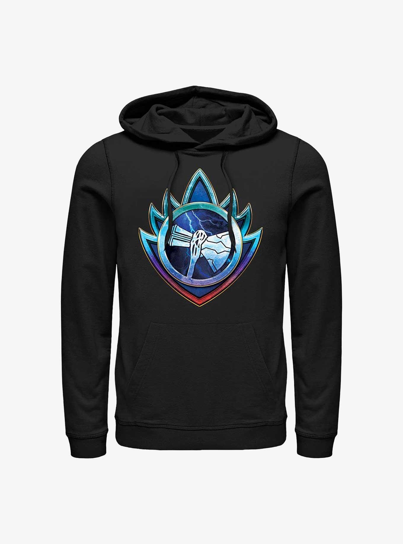 Marvel Thor: Love And Thunder Silver Stormbreaker Emblem Hoodie, , hi-res