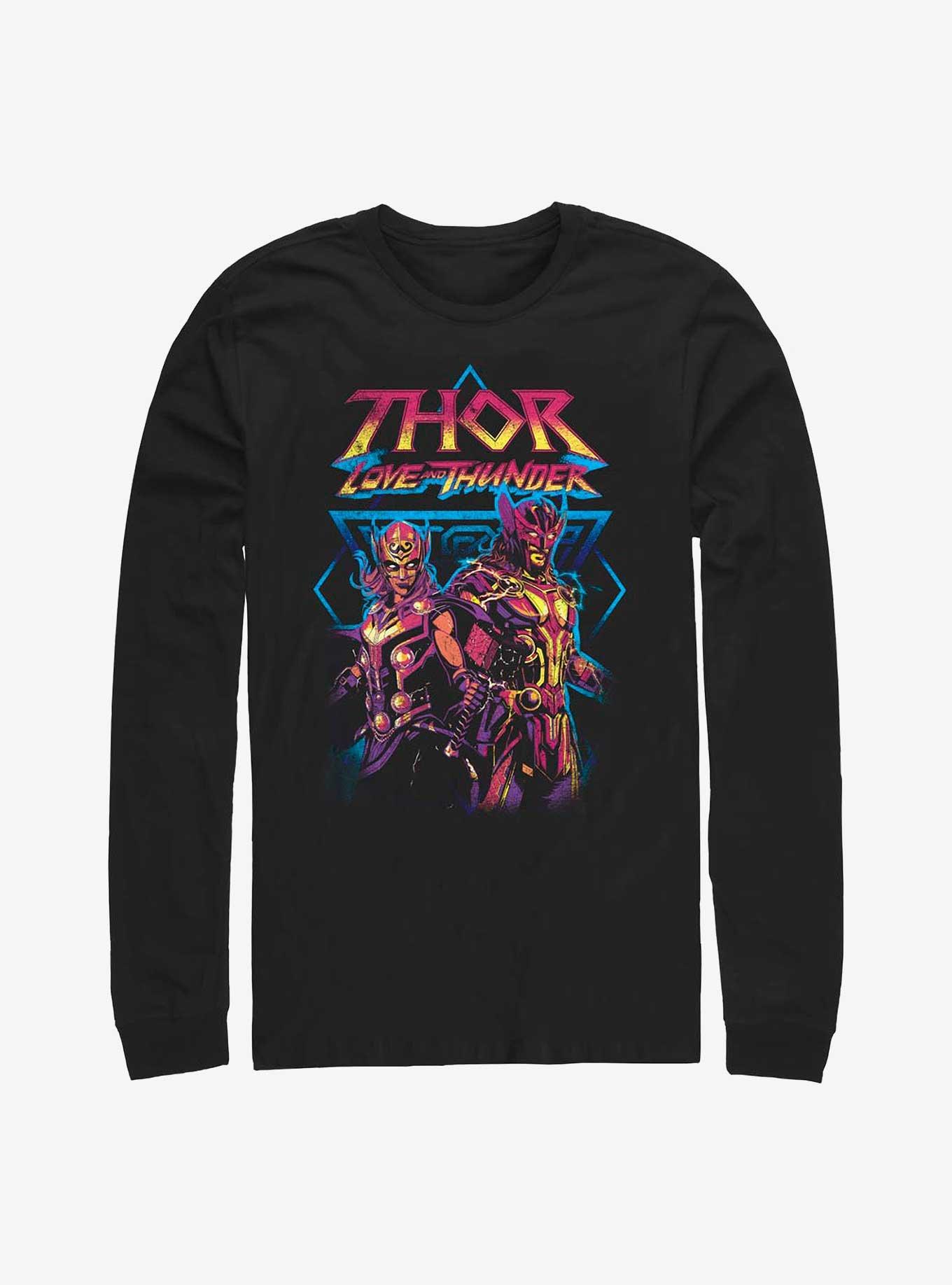 Marvel Thor: Love And Thunder Grunge Duo Long Sleeve T-Shirt, BLACK, hi-res