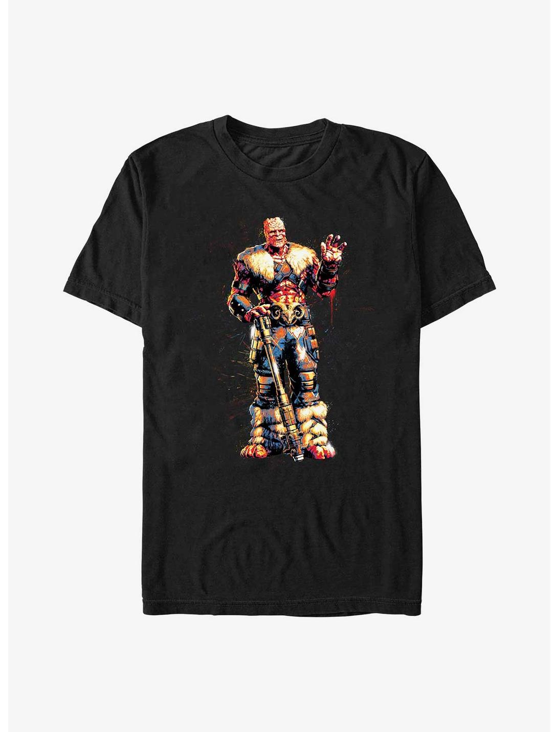 Marvel Thor: Love And Thunder Korg Paint T-Shirt, BLACK, hi-res