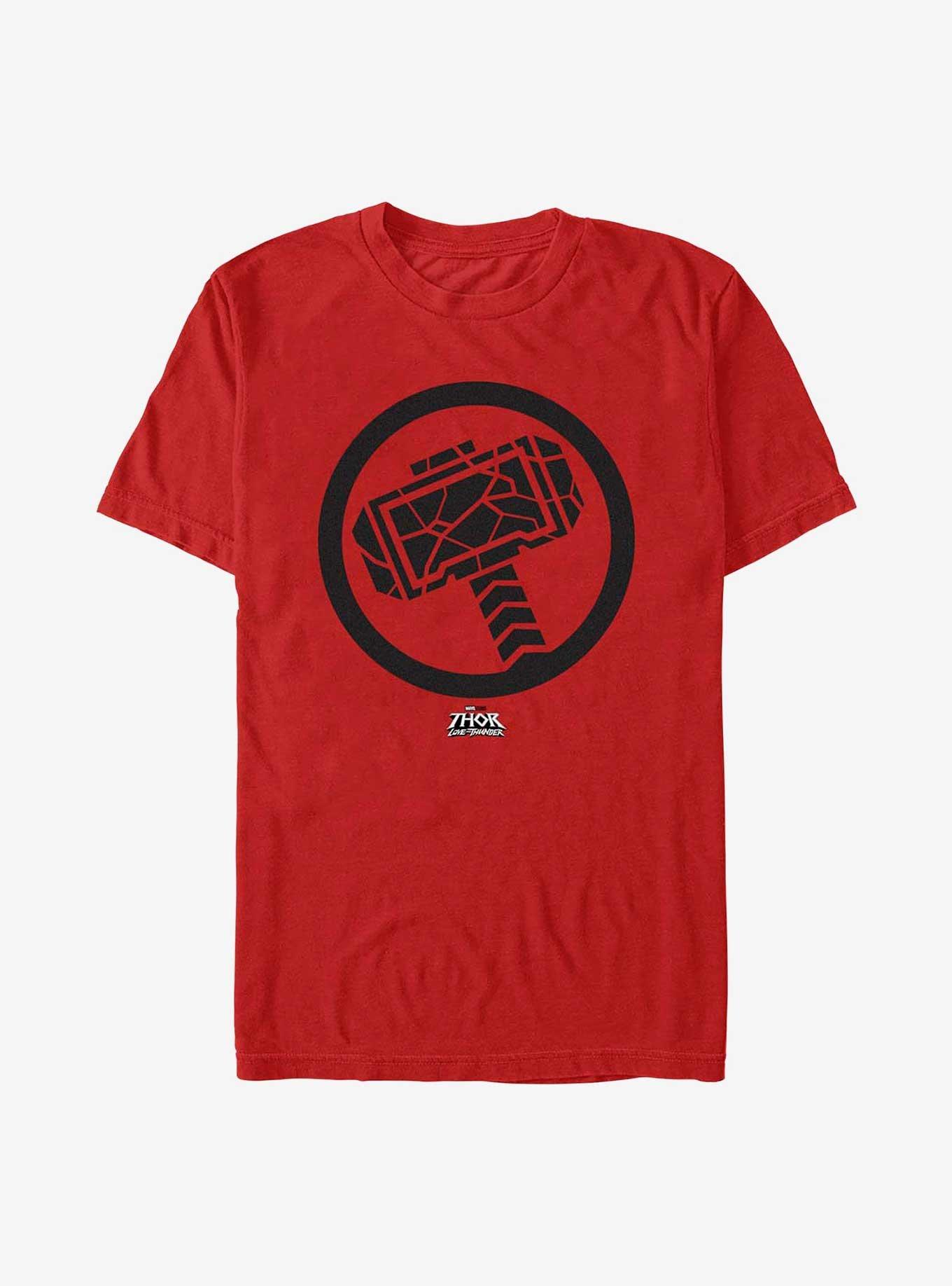 Marvel Thor: Love And Thunder Mjolnir T-Shirt, RED, hi-res