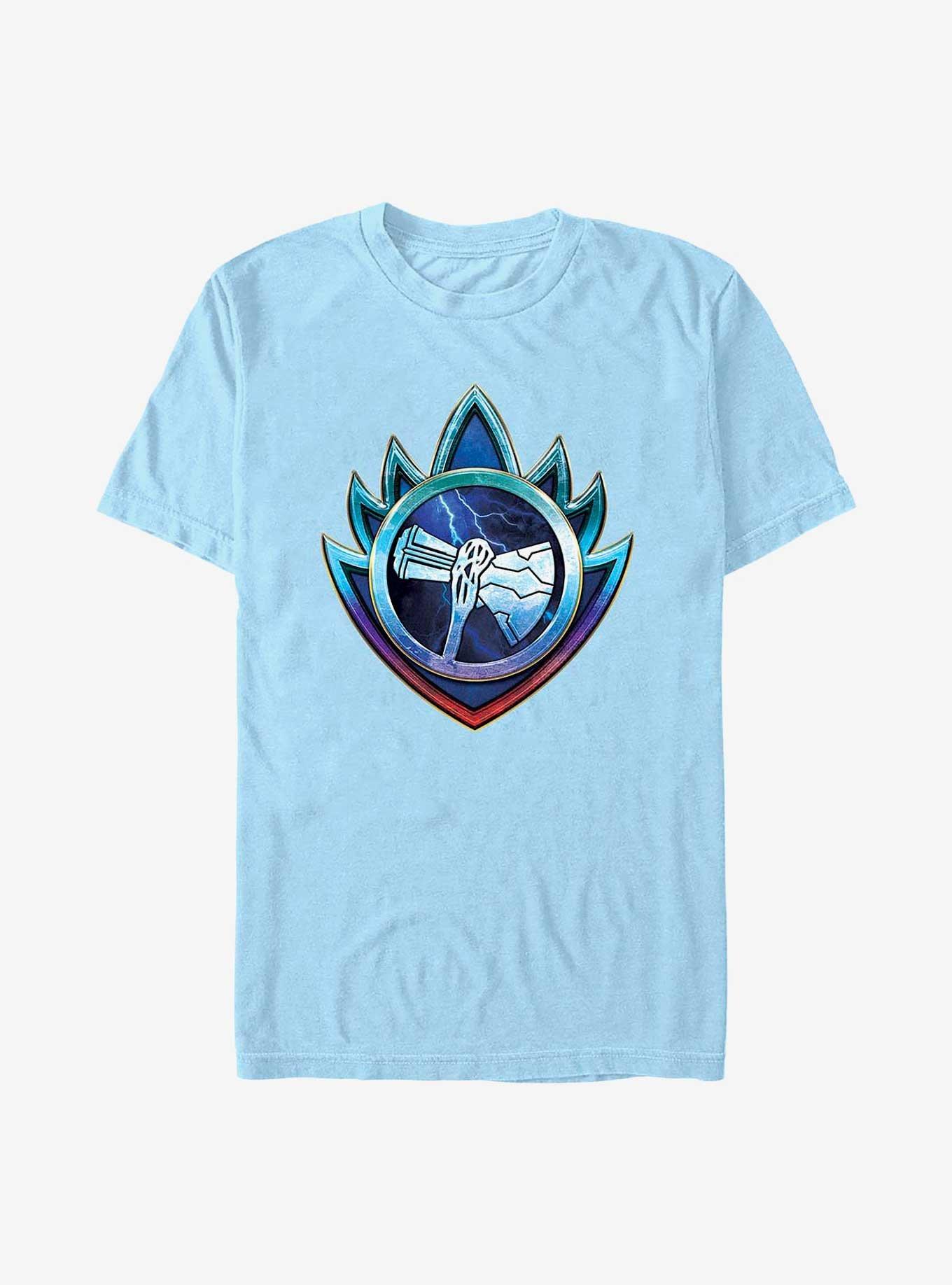 Marvel Thor: Love And Thunder Silver Stormbreaker Emblem T-Shirt, LT BLUE, hi-res