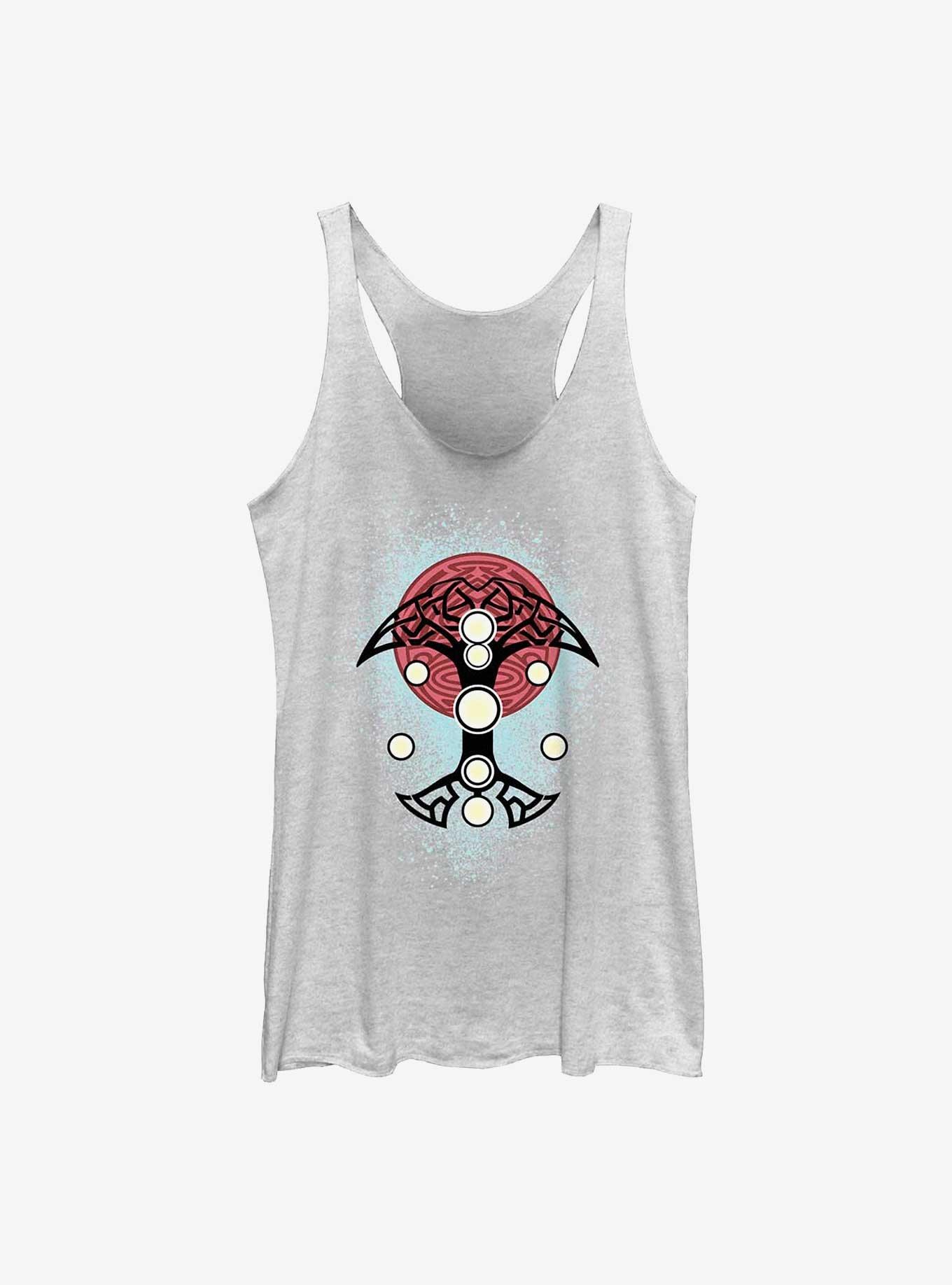 Marvel Thor: Love And Thunder Blue Splatter Womens Tank Top, , hi-res