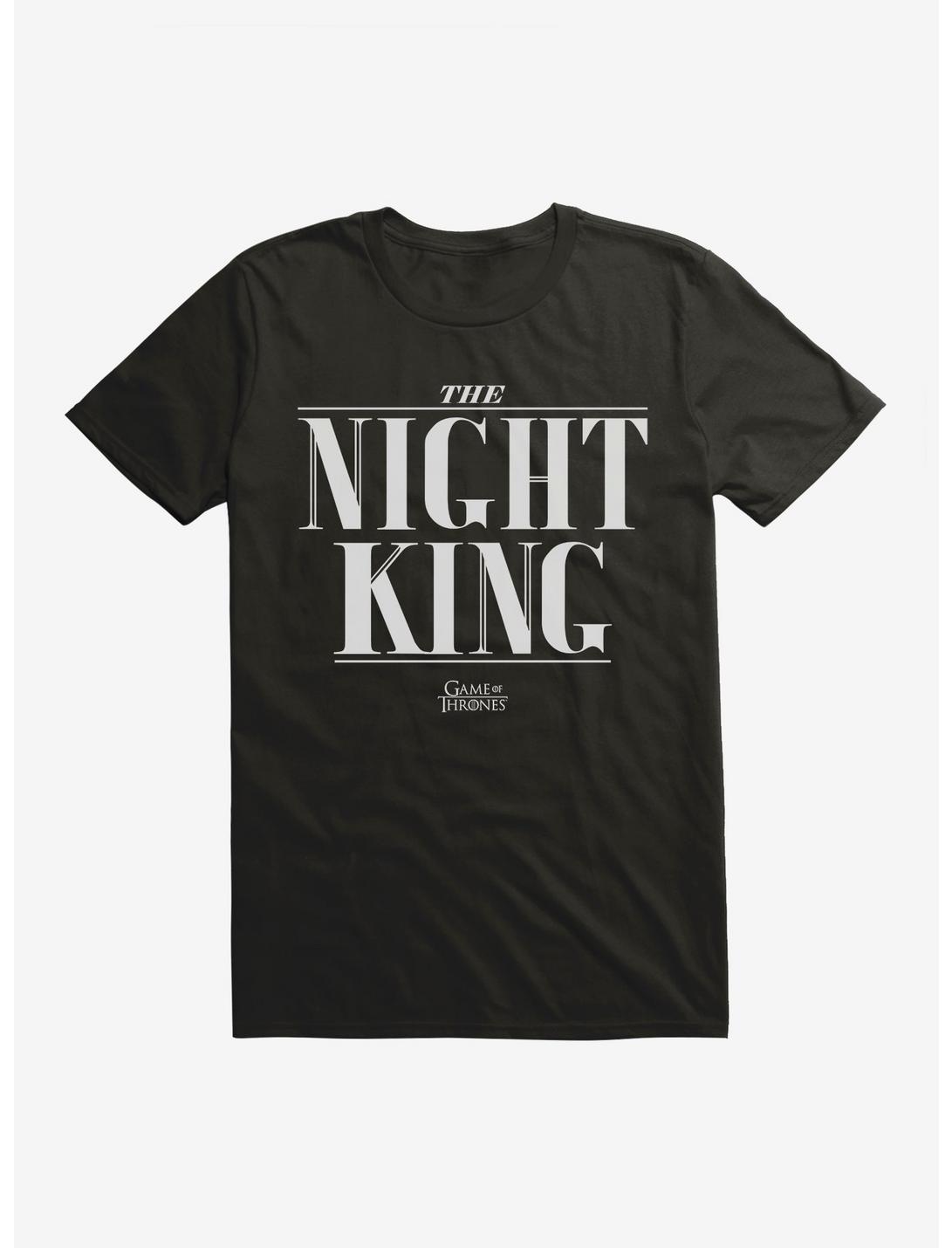 Game Of Thrones Bold Font Night King T-Shirt, , hi-res